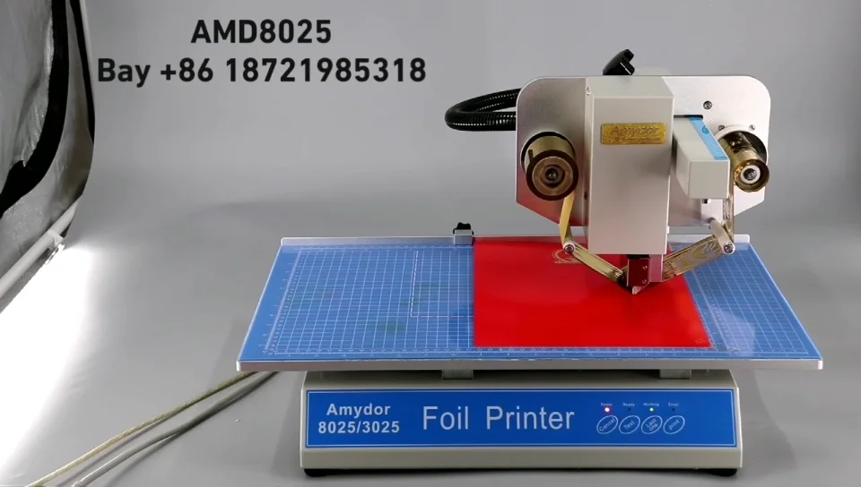 Amydor Amd8025 Digital Flatbed Gold Foil Printer Printing Machine For