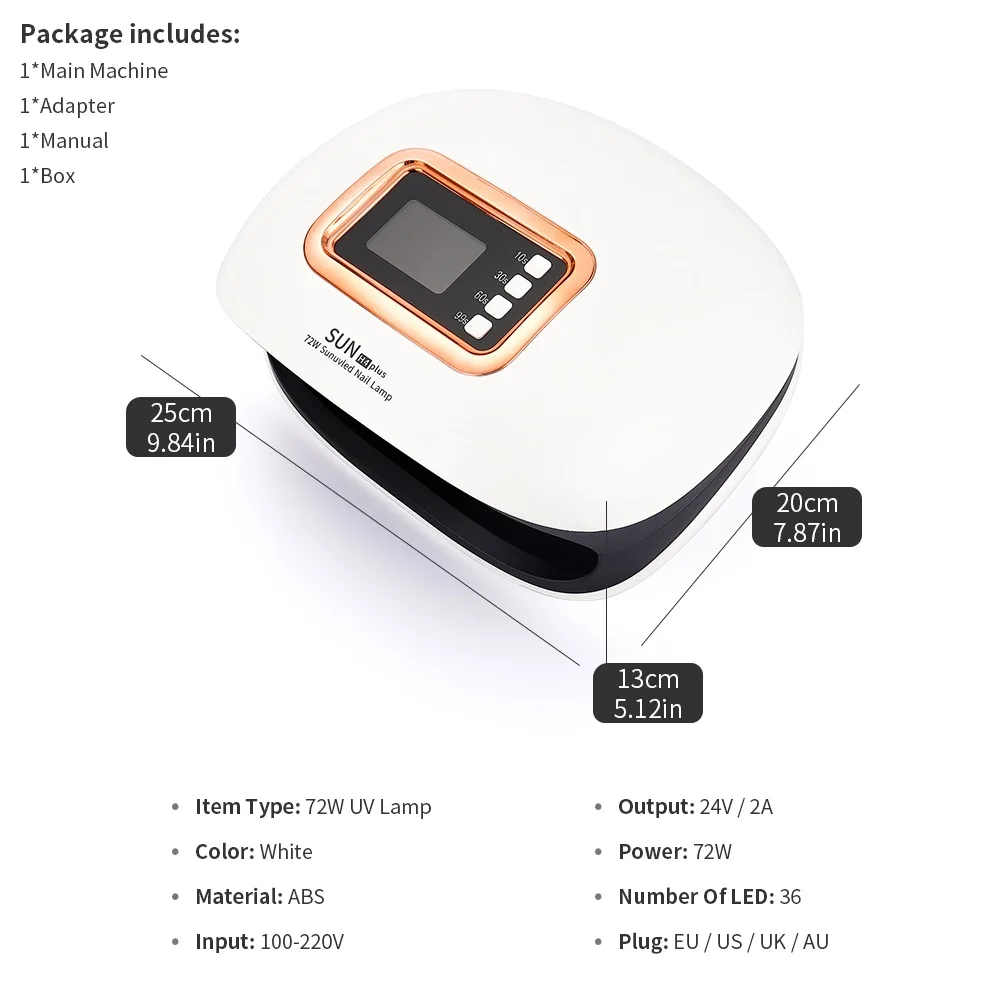 Sun Gel Torch for Nails Cordless 48W Gelish Polish Kit 120W with Jel Set Mini Lampe Leds Rechargeable Uv Led Nail Lamp