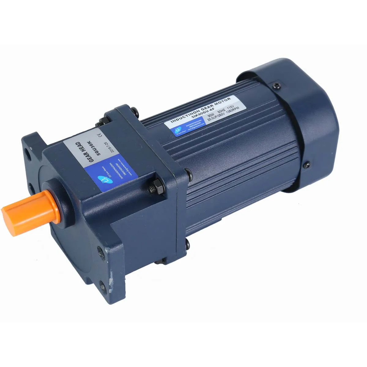 110V AC Gear Motor – 250W, 16.1 N·m Torque, 0-135 RPM Variable Speed, Reversible, With Controller