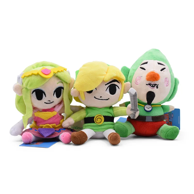 18cm Game Zelda Plush Cartoon Toon Link Stuffed Soft Toys For Kids ...