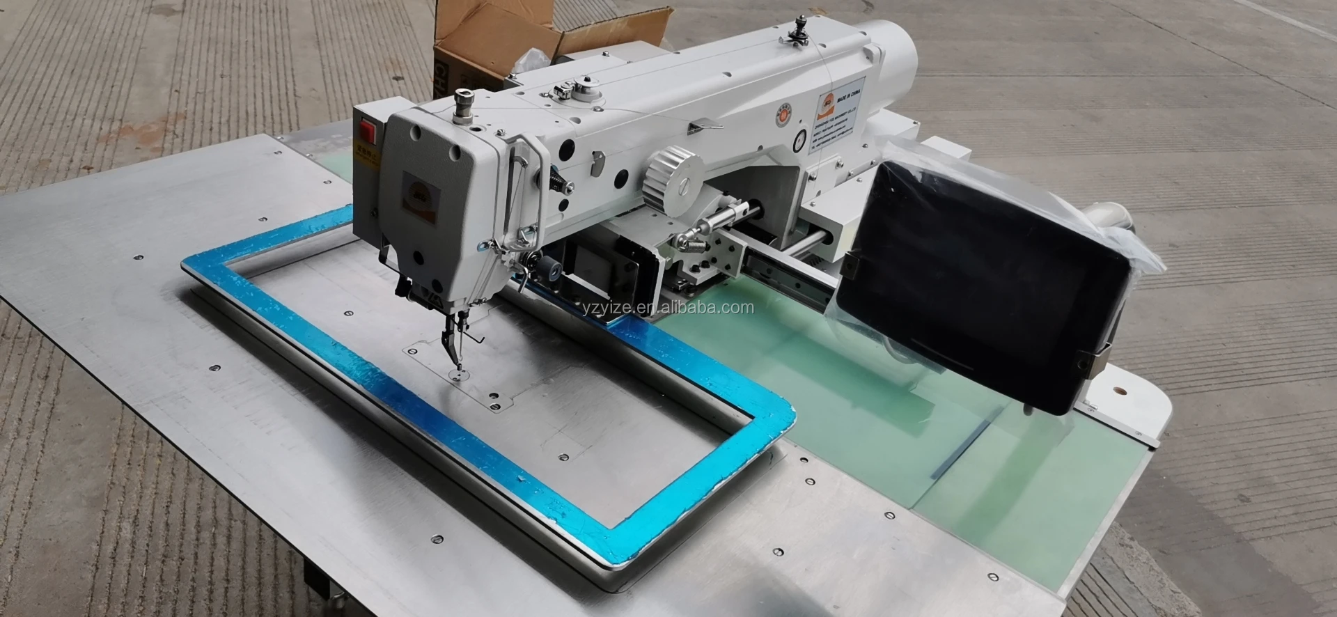 Automatic Pattern Leather Bag Clothes bing Industrial Sewing Machine