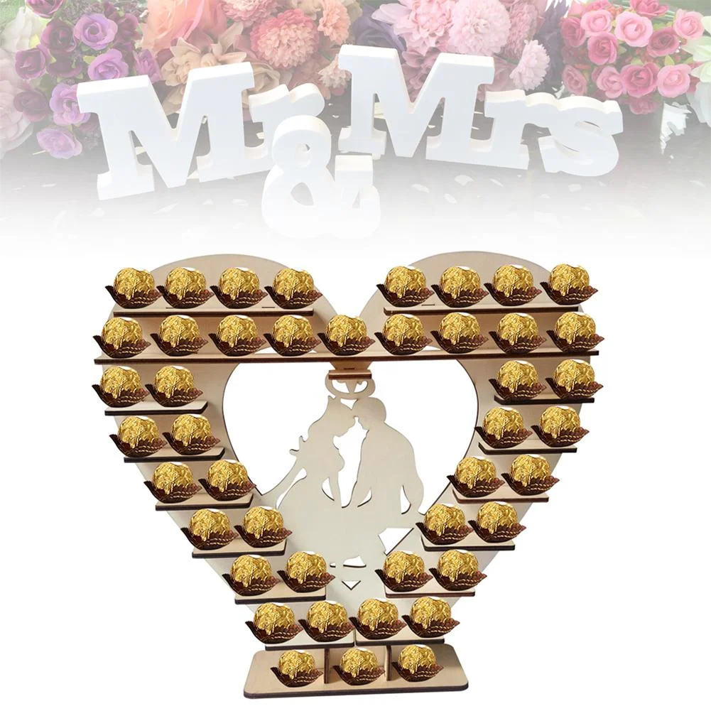 Mr/&Mrs Herz Baum Hochzeit Display Stand Herzstück Schokolade Ferrero Rocher