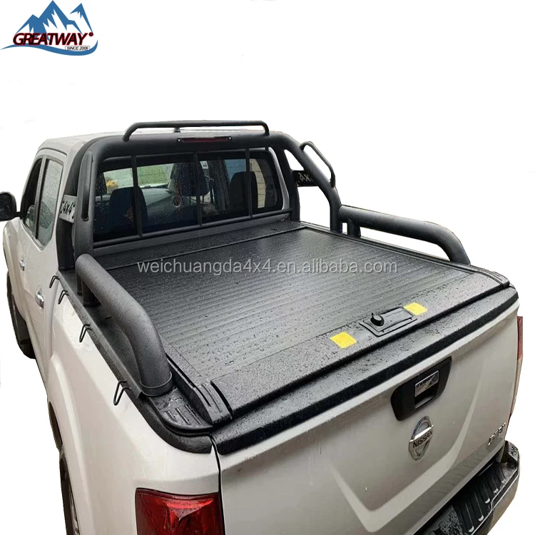 Aluminium Hard Retractable Tonneau Cover For Colorado Hilux Navara Ram
