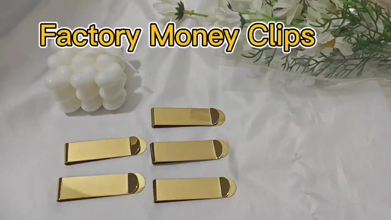 Factory Money Clip - 18K Gold Plated Waterproof & Anti-tarnish
