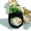 New design beautiful handmade resin believe in wood magic secret forest creative ring manufacturers wholesale RERI005