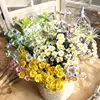 15 heads Artificial Flower Small Daisy Flower Bunch Home Wedding Party Garden Decoration DIY