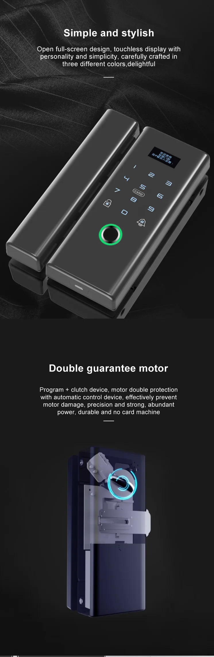 2020 new sale biometric fingerprint scanner smart lock access control system