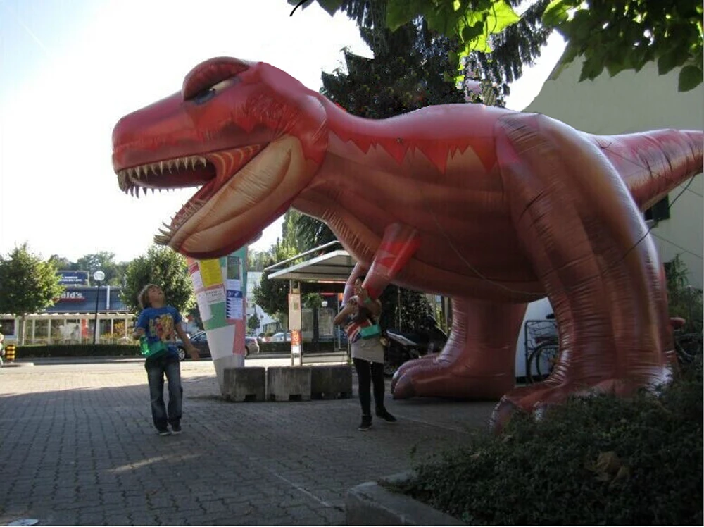 ad 充气卡通恐龙模型使用充气动物龙充气卡通字符气球出售