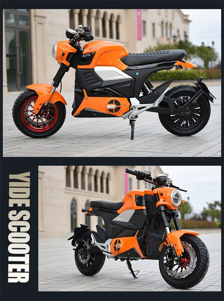 High Powerful 9000W 72V Electric Motorcycle For Adult