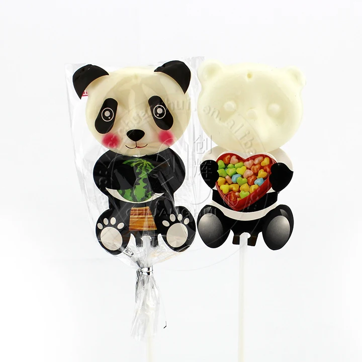 熊猫形棒棒糖