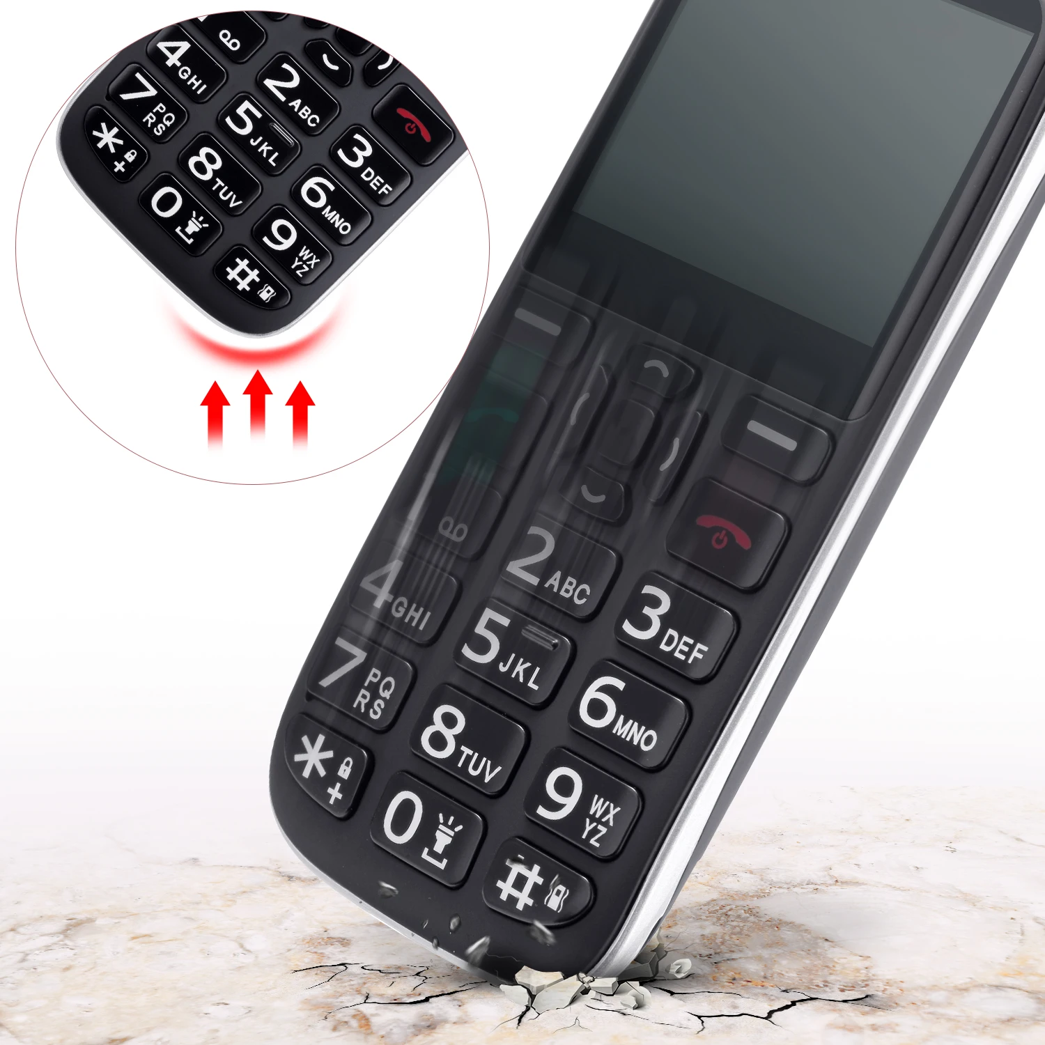 4G seniors mobile phone with SOS emergency button (as shown Other) 43