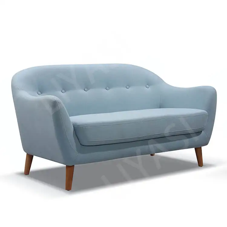 Modern Design Comfortable Lazy Boy Classic Light Blue Tufted Sleeper
