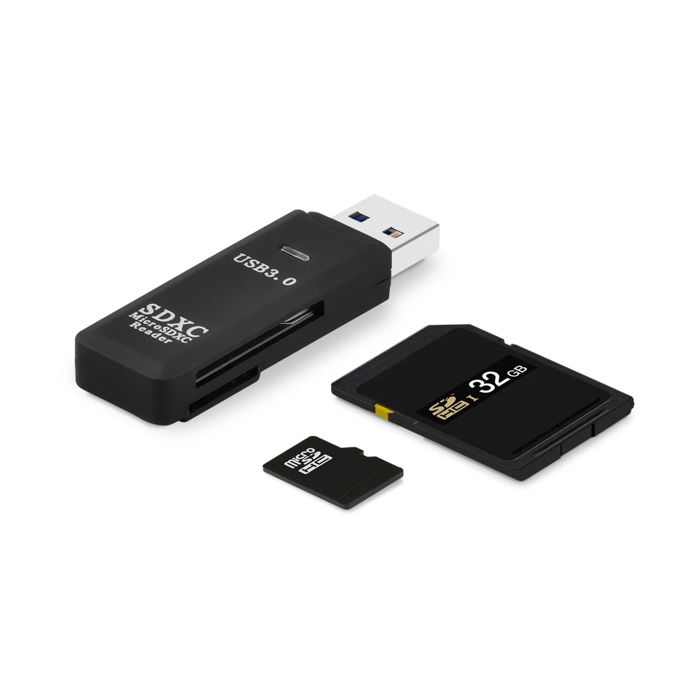 New Year Gift Micro EMV IC MSR SD Data Collector Chip Card Reader Writer Rfid Smart LED Card Reader & Writer - ANKUX.COM