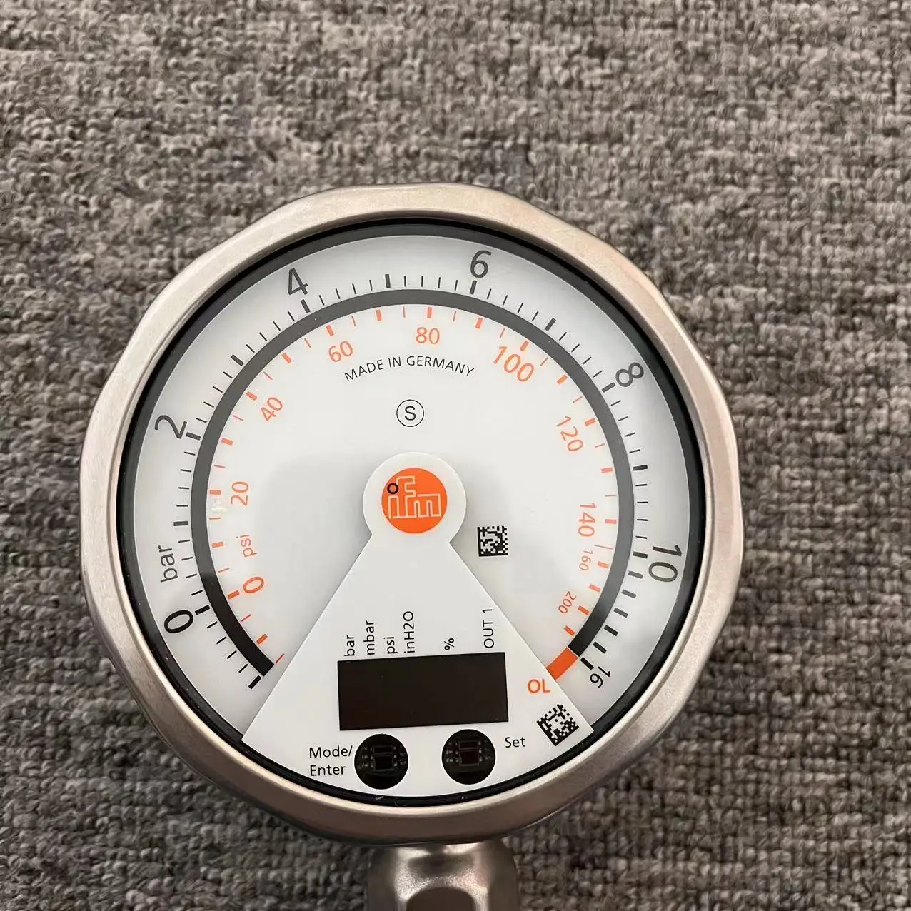 Pressure Sensor Ifm Electronic Pg2794 New Flush Pressure Sensor With ...