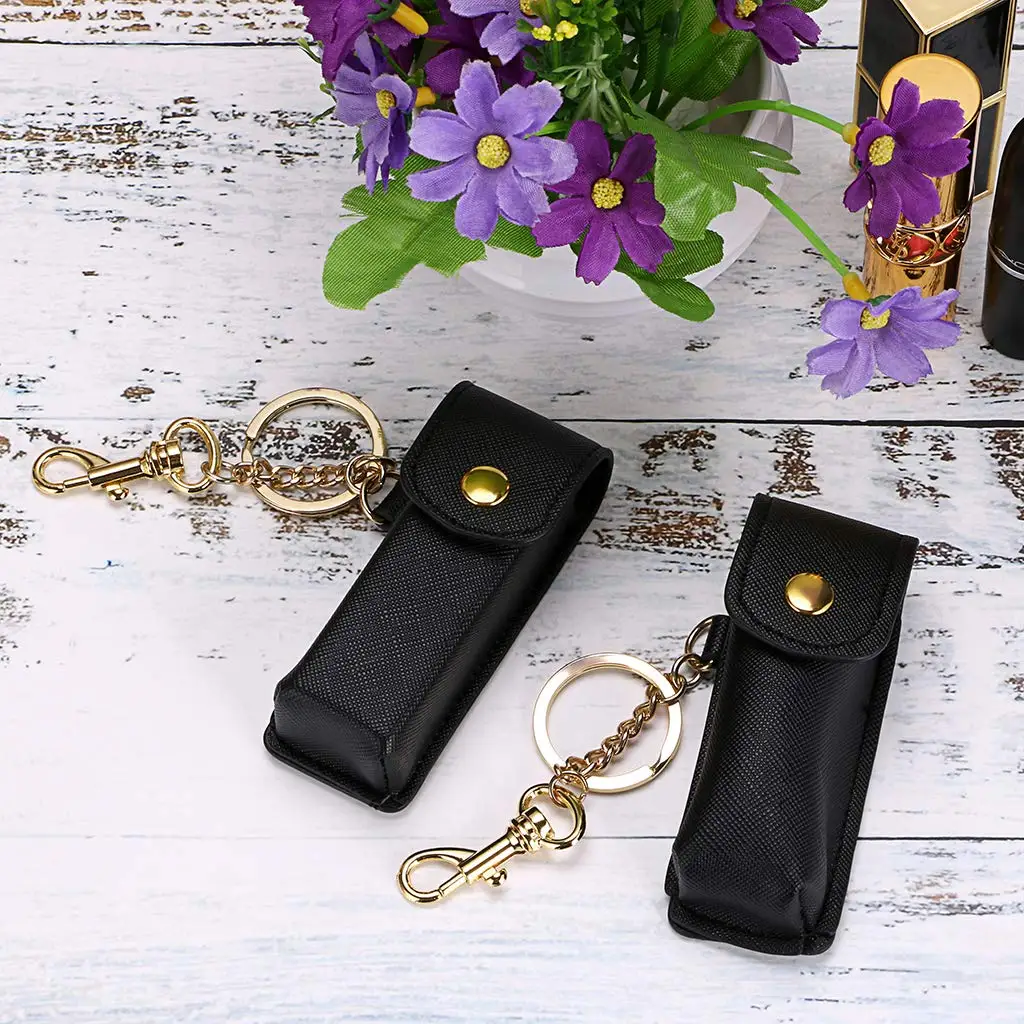 keyring lipstick holder