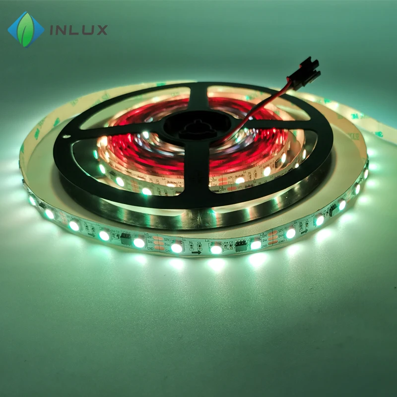 DC 12V 5050 30 48 60 90 pixel digital rgb IP20 IP65 IP67 IP68 programmable addressable running horse chasing ws2811 led strip