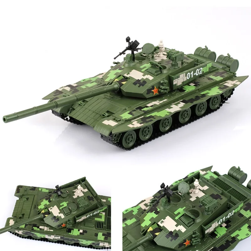 KDW 1/35 Scale Diecast Military Tanks ZTZ-99 Vehicle Armor Model Toys 