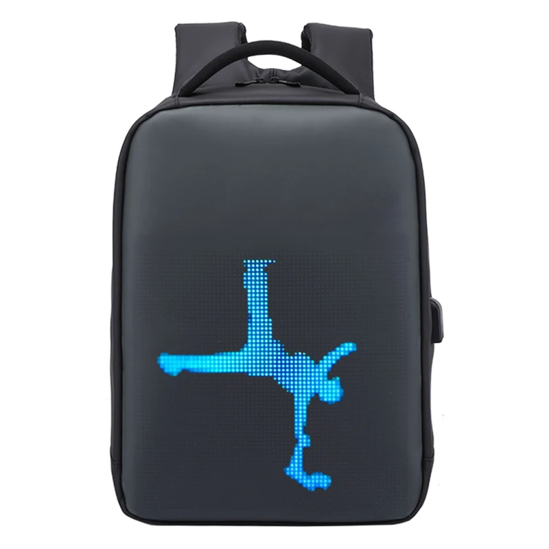 China Guangzhou smart led backpack manufacturer intelligent with led backpack light