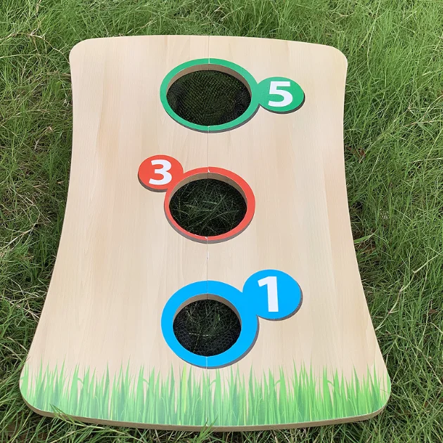 High Quality Custom Wooden Bean Bag Toss Cornhole Toss Game For Kids