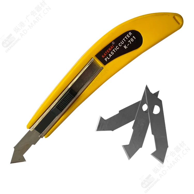 Multi Function Retractable Blade Acrylic Plastic Sliding Knife Perspex