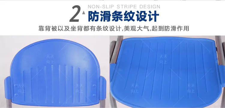 4 Leg School Chair with Writing Pad Molded Plastic Tablet Chair Solid Steel Class Room Chairs