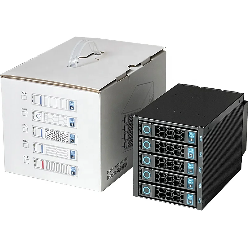 5-Bay Hot Swap Hard Drive Enclosure for 3.5