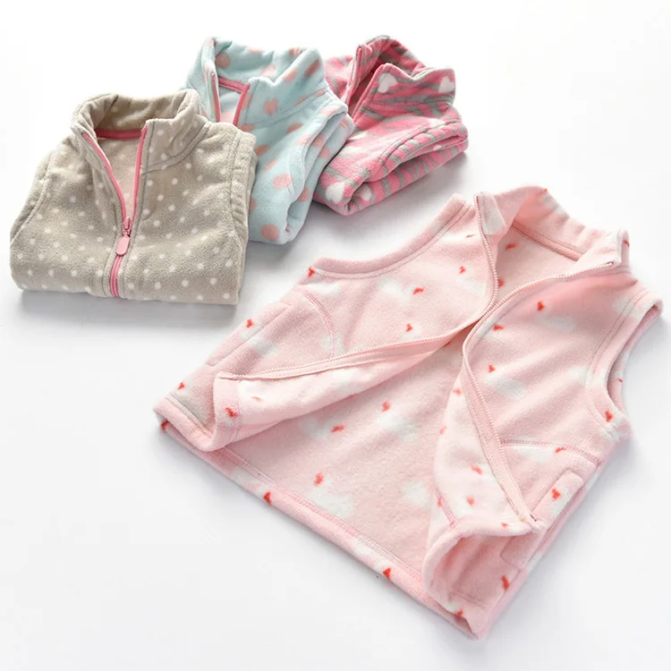 
Autumn Thicken Fleece Sherpa Winter Underwear Children Kids Vest 