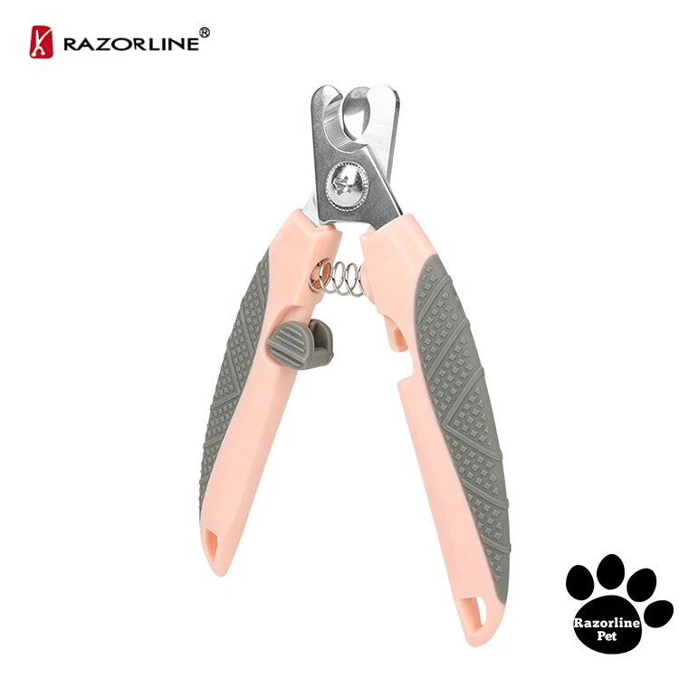 Pet Nail Clippers Razorline Npn001 Tpr Nonslip Handle Baffle Design To