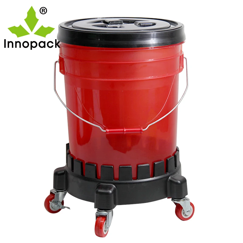 Mobile Car Wash Unit Car Wash With Lid And Holder Wash Bucket With