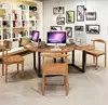 Multi-purpose free combination single solid wood desk office table desk