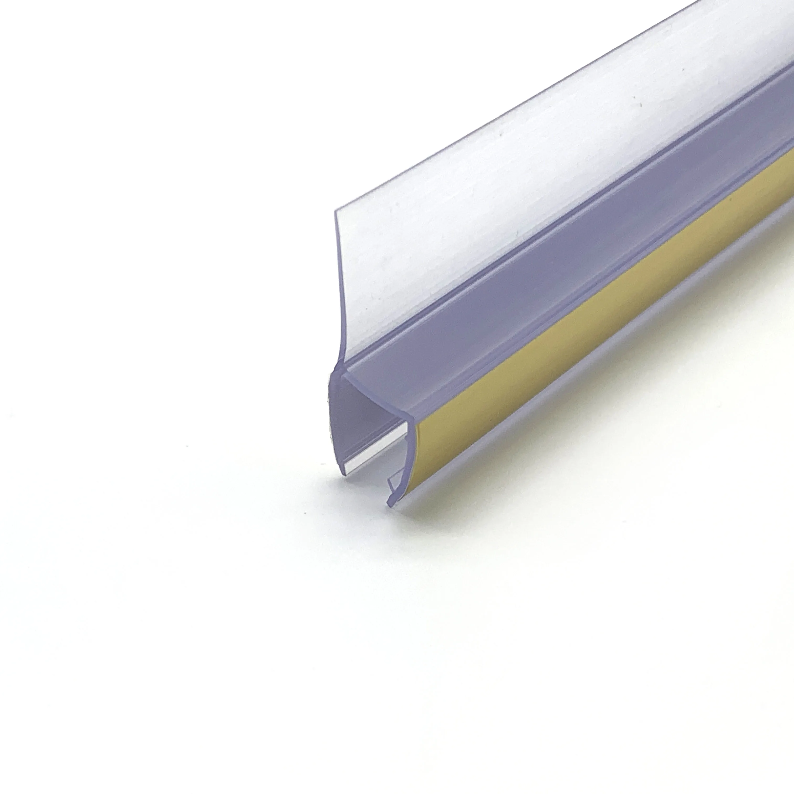 H Shape Pvc Shower Glass Door Sealing Strips Waterproof Shower Door