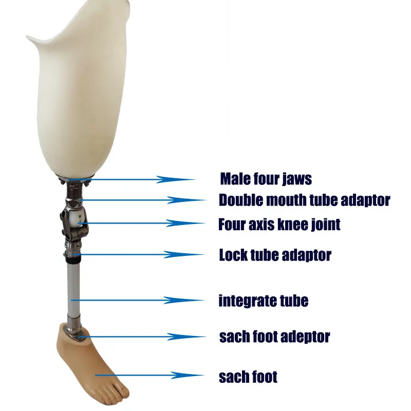 Left Foot Conversion Kit Prosthetic Foot - Sach Foot Adaptor with 1 Year Warranty