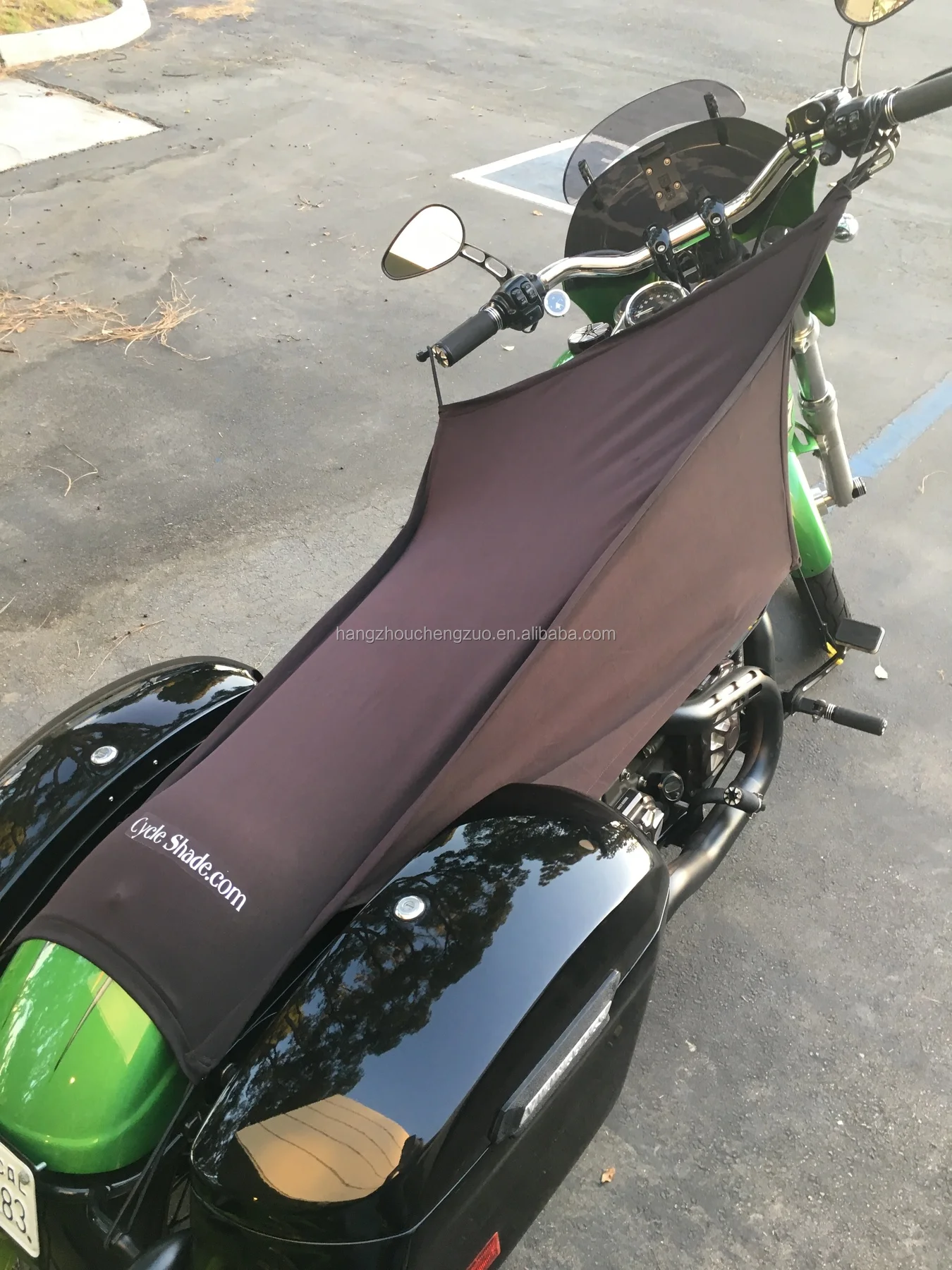 Hot Selling CZX-429 waterproof Motorcycle Half Cover shade,Motorcycle cover shade
