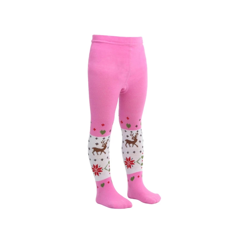 
Wholesale Autumn Cute Kids Floral Socks Solid Color Baby Pantyhose 