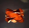 Modern Best selling Wooden Pendant light 3 heads Butterfly E27 Charms Pendant