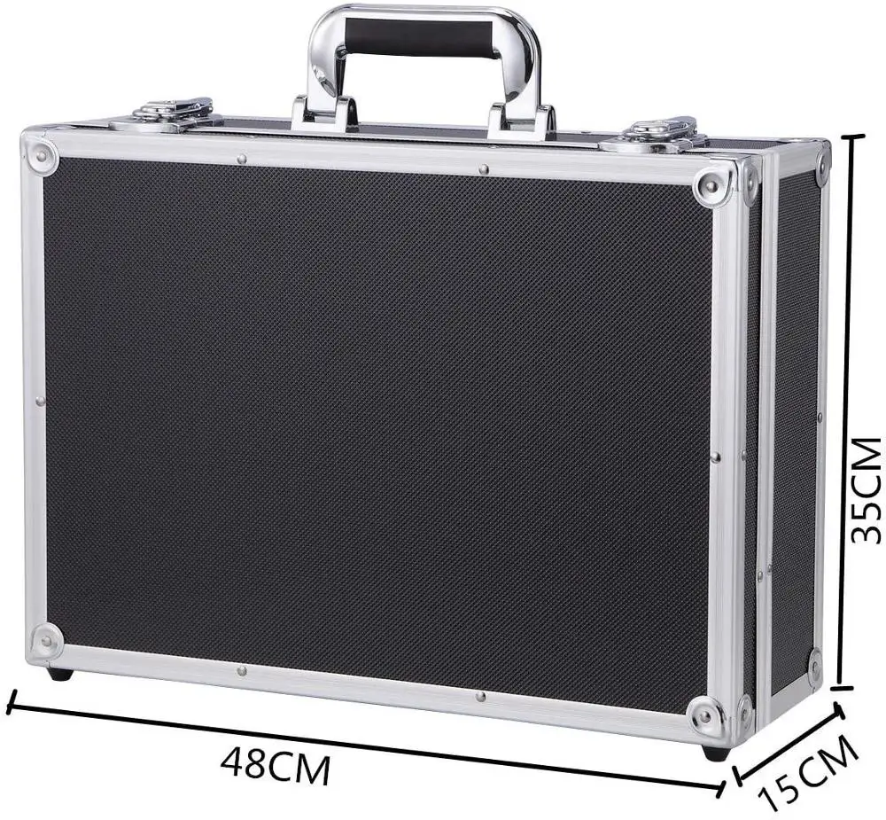 Aluminum Instrument Tool Kit In Aluminum Flight Case Sample Carry,Metal