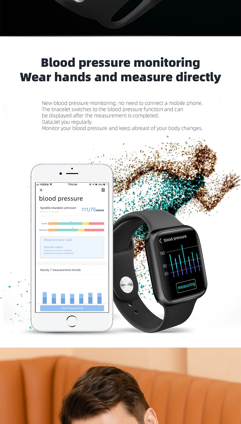 P90 Smart Watch Full Touch Screen Wireless Charging Sport Fitness Heart Rate Blood Pressure BT Bracelet Message Reminder(7).jpg