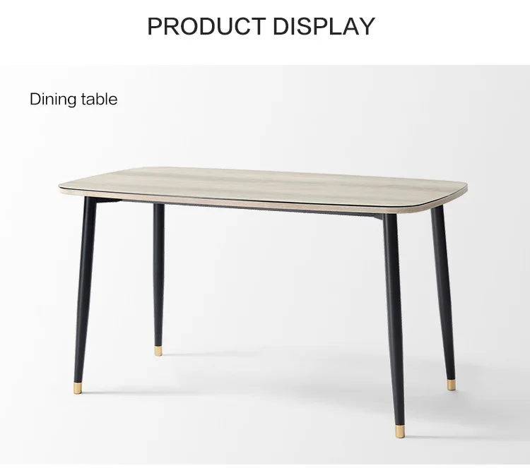 High Gloss Fiberglass Tempered Glass Top Dining Table Set Modern
