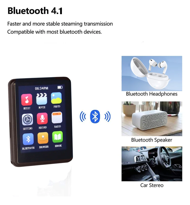 Metal Music Player Hifi Quality Sound Mp4 Player Oem Mp3 Player Buy