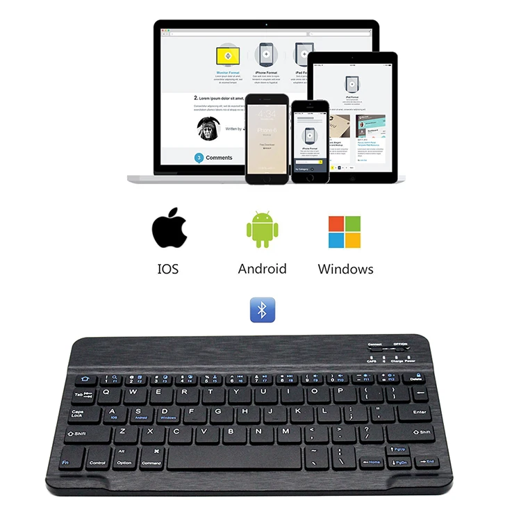 Customized German Wireless Tablet Bluetooth Keyboard For Tablets Buy
