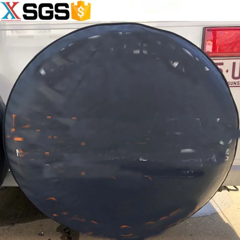 PVC PU leather spare tyre cover