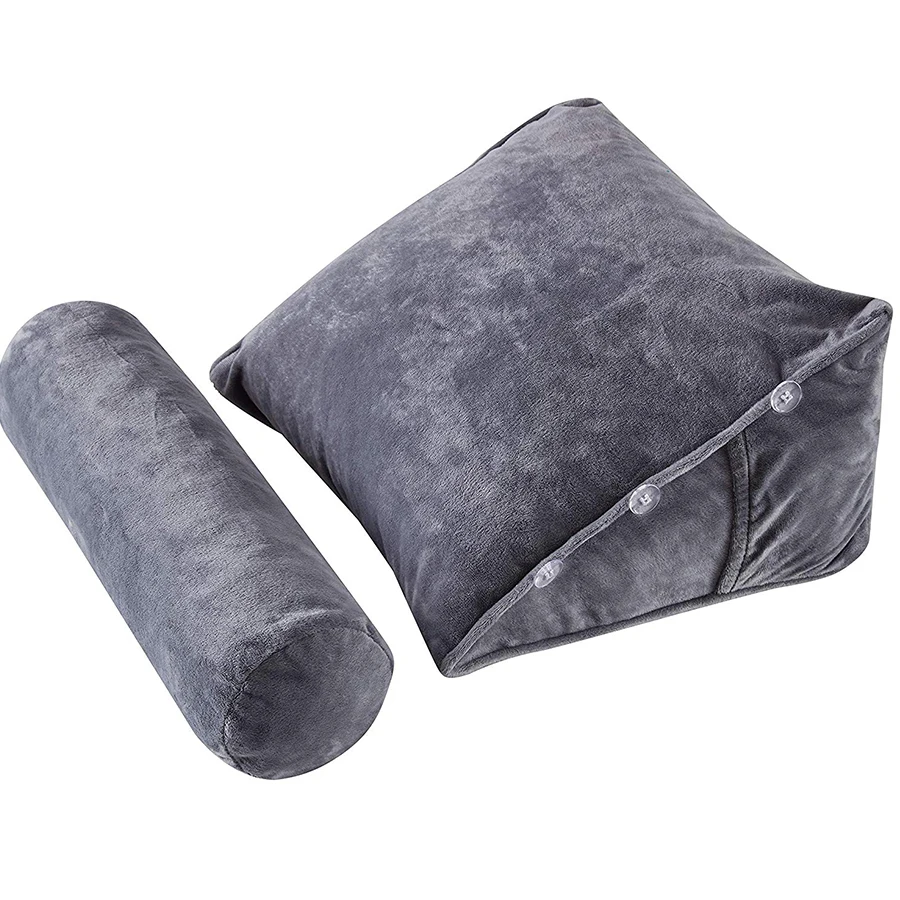 B969 Adjustable Back Support Shredded Memory Foam Lumbar Cushion