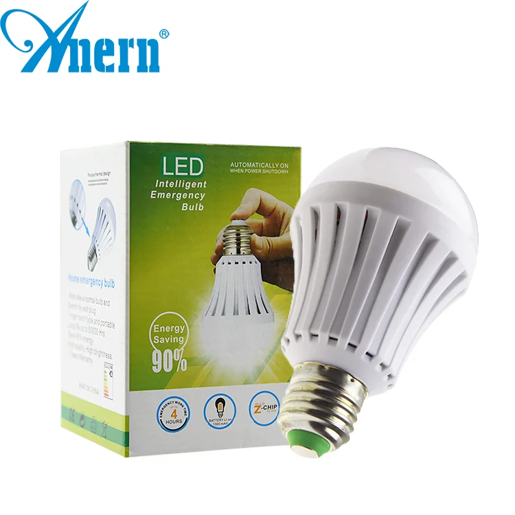 Anern high quality indoor rechargeable emergency 18w led bulb