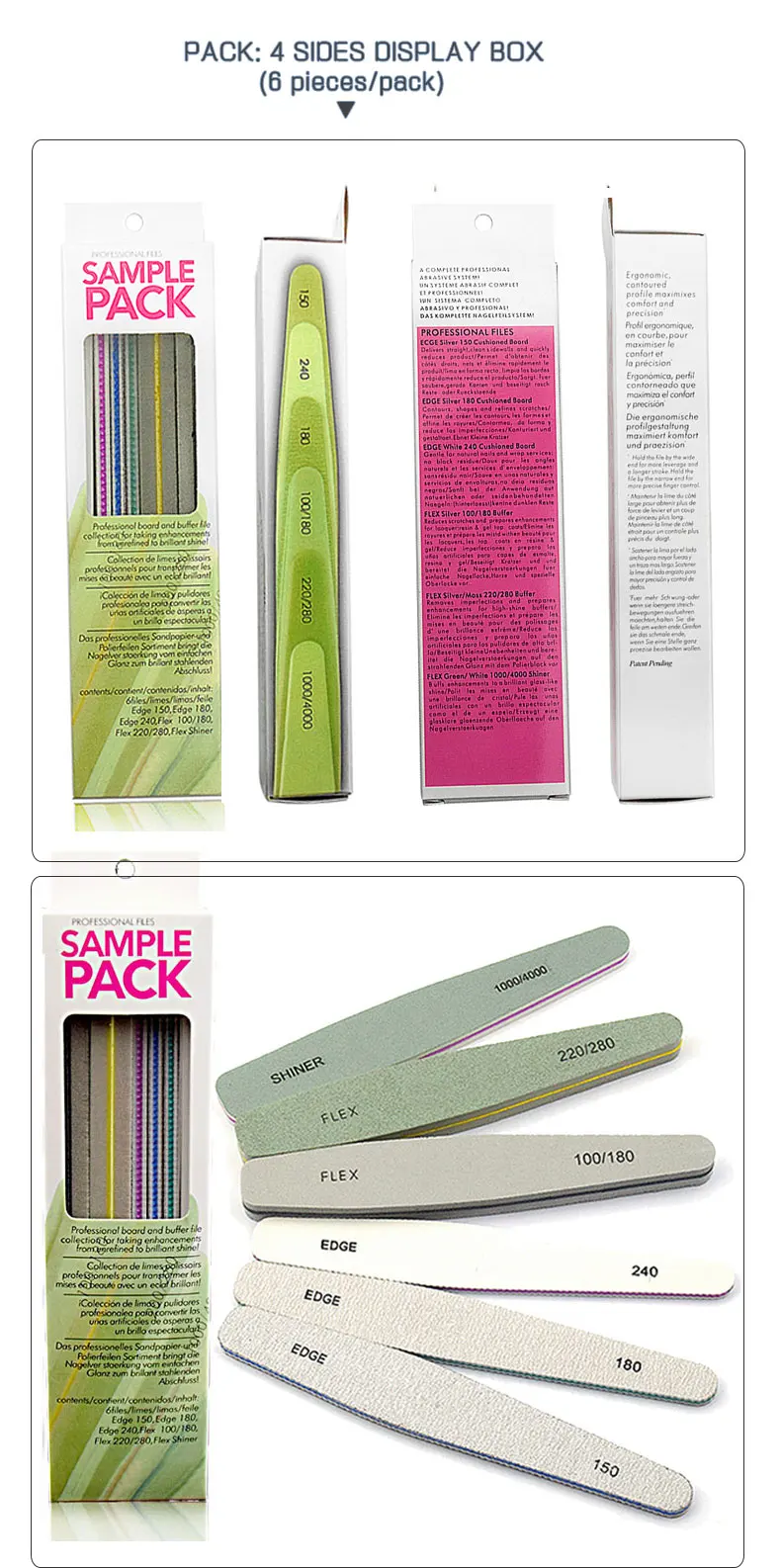 Nail Sunshinewholesale 6pcs/set Professional Disposable Manicure Nail