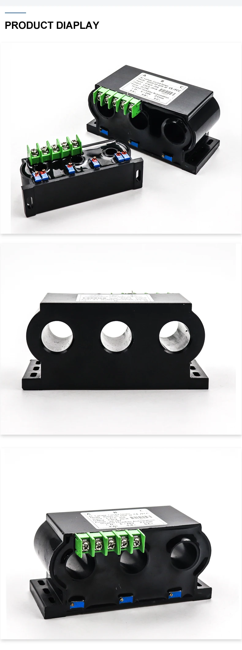 AC Voltage Transducer 0-400V AC To 0-10V DC - DIN Rail Mount, 0.5% Accuracy, 24V DC Power