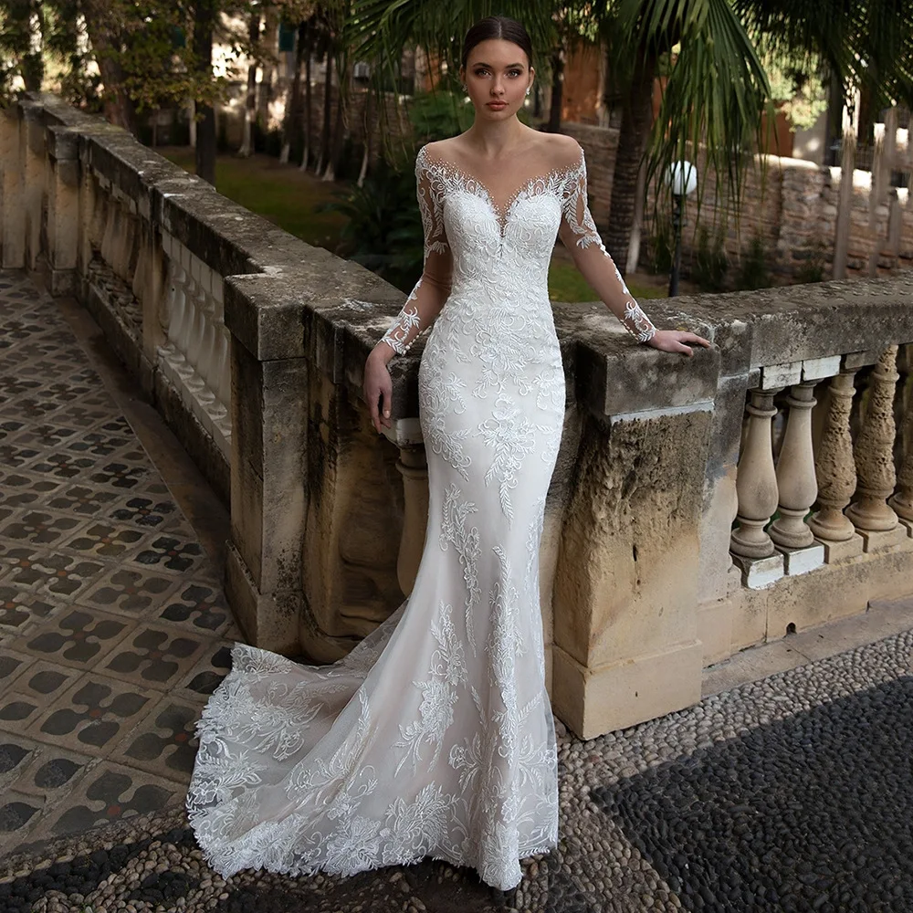 Wedding Dress Bridal Sleeves Wedding Wedding 2024 Dress Was Thin And Thin