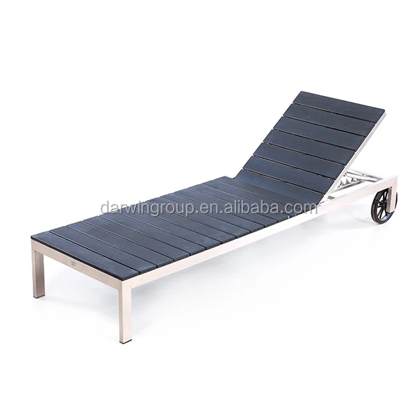 Commercial Hotel Swimming Pool Metal Mesh Leisure Chaise Lounge Outdoor