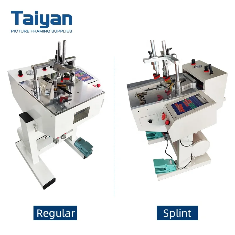 Tsj37 Automatic Airopreated Picture Frame Joint Machine Wood Picture