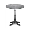 Bordered desktop Elm Wood and Iron restaurant table dining table cafe table