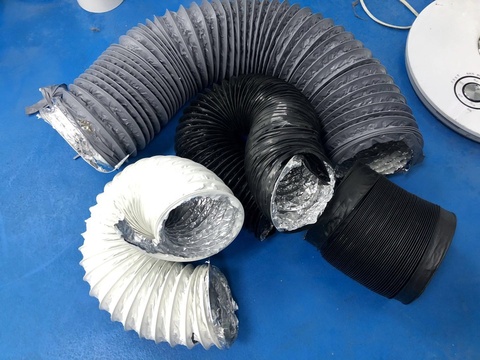 100mm 9m three-layer aluminum foil ventilation flexible duct for grow room hydroponics